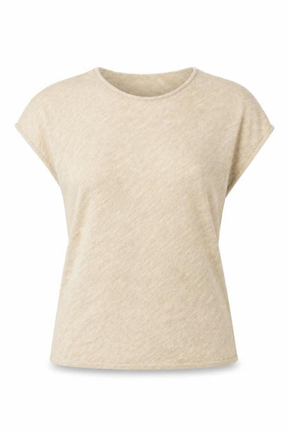 Womens UK Size 10 NEXT Beige Basic Blouse