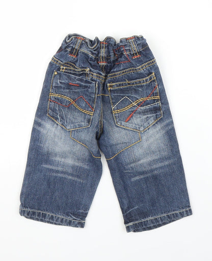 NEXT Boys Blue  Denim Capri Jeans Size 9-12 Months