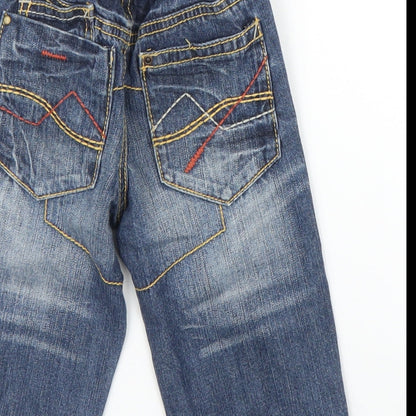 NEXT Boys Blue  Denim Capri Jeans Size 9-12 Months