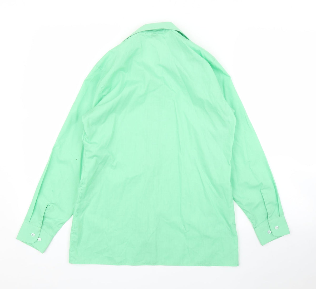 TruTex Womens Green   Basic Button-Up Size M