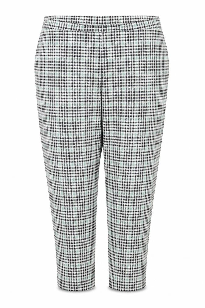 Womens UK Size L H&M Regular Fit Capri Green Trousers