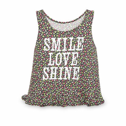 H&M Girls Pink Floral  Basic Tank Size 9 Years