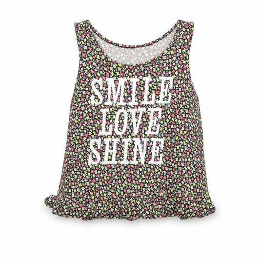 H&M Girls Pink Floral  Basic Tank Size 9 Years