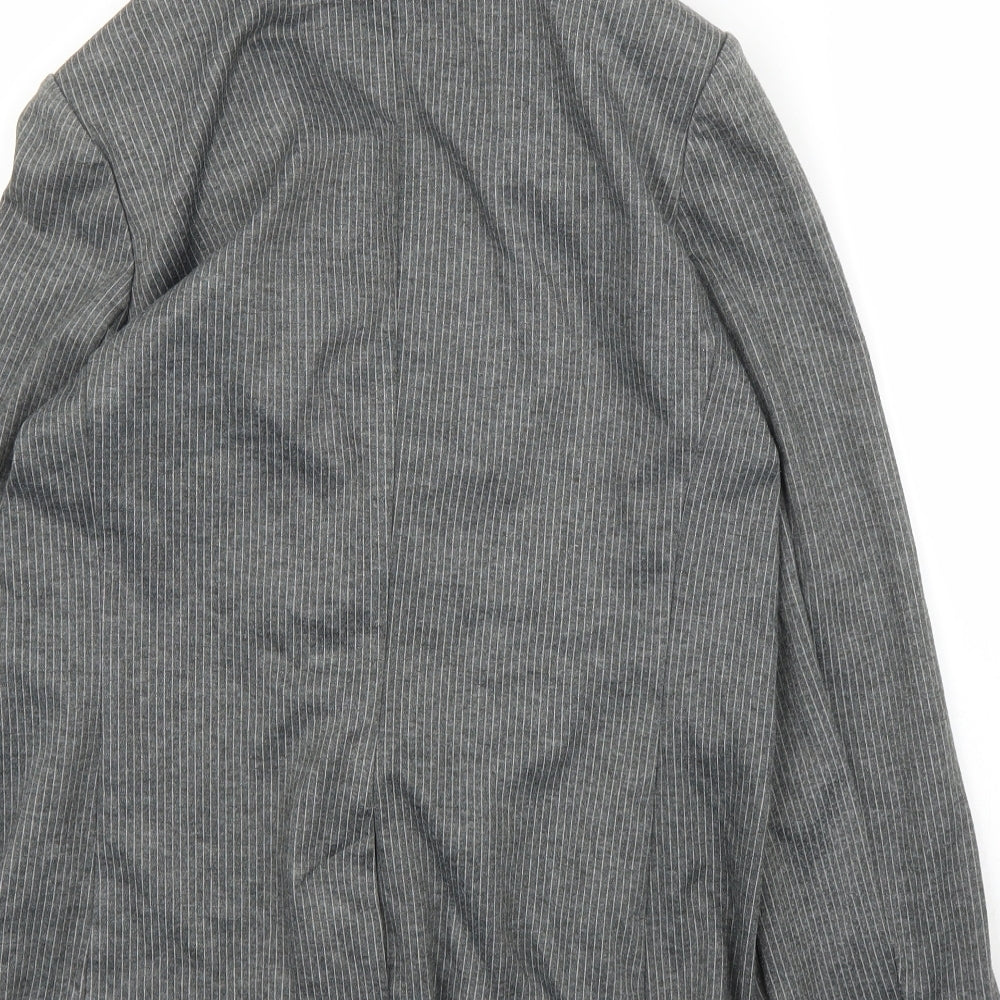 TU Womens Grey Spotted  Jacket Blazer Size 10