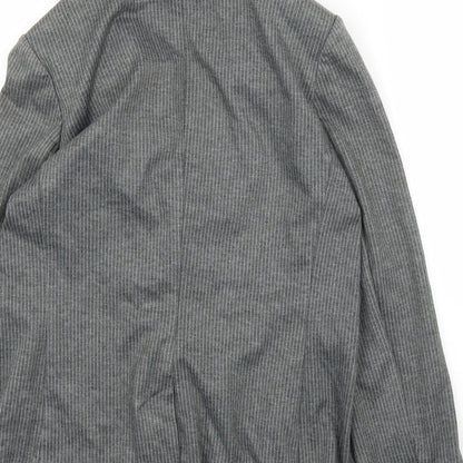 TU Womens Grey Spotted  Jacket Blazer Size 10