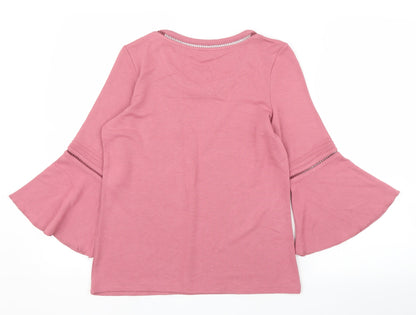 Womens UK Size 8 TU Pink Basic Blouse