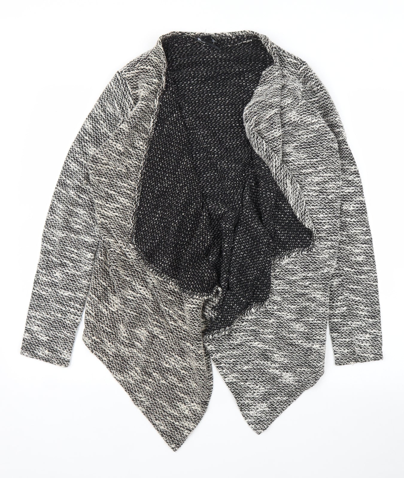 Womens UK Size M Amisu Grey Cardigan Jumper