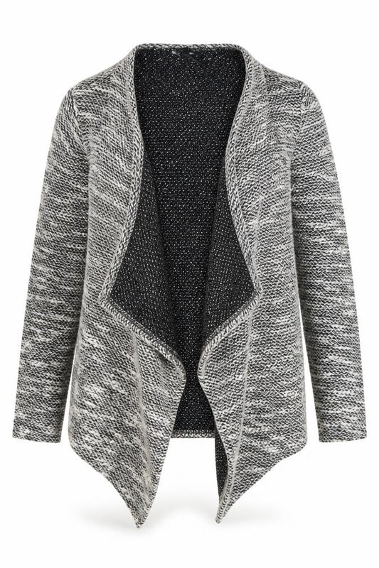 Womens UK Size M Amisu Grey Cardigan Jumper