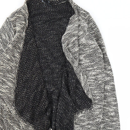 Womens UK Size M Amisu Grey Cardigan Jumper