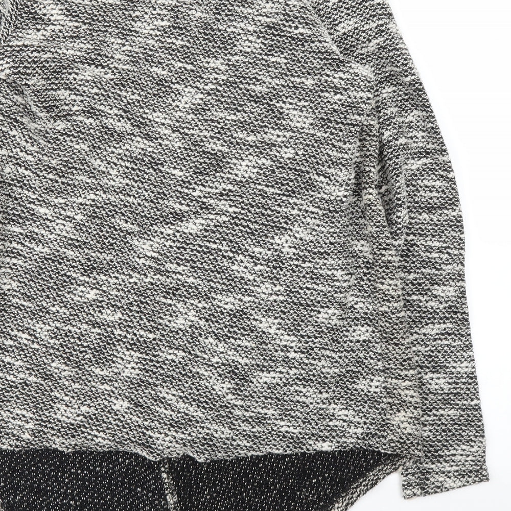 Womens UK Size M Amisu Grey Cardigan Jumper