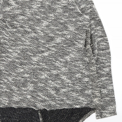 Womens UK Size M Amisu Grey Cardigan Jumper