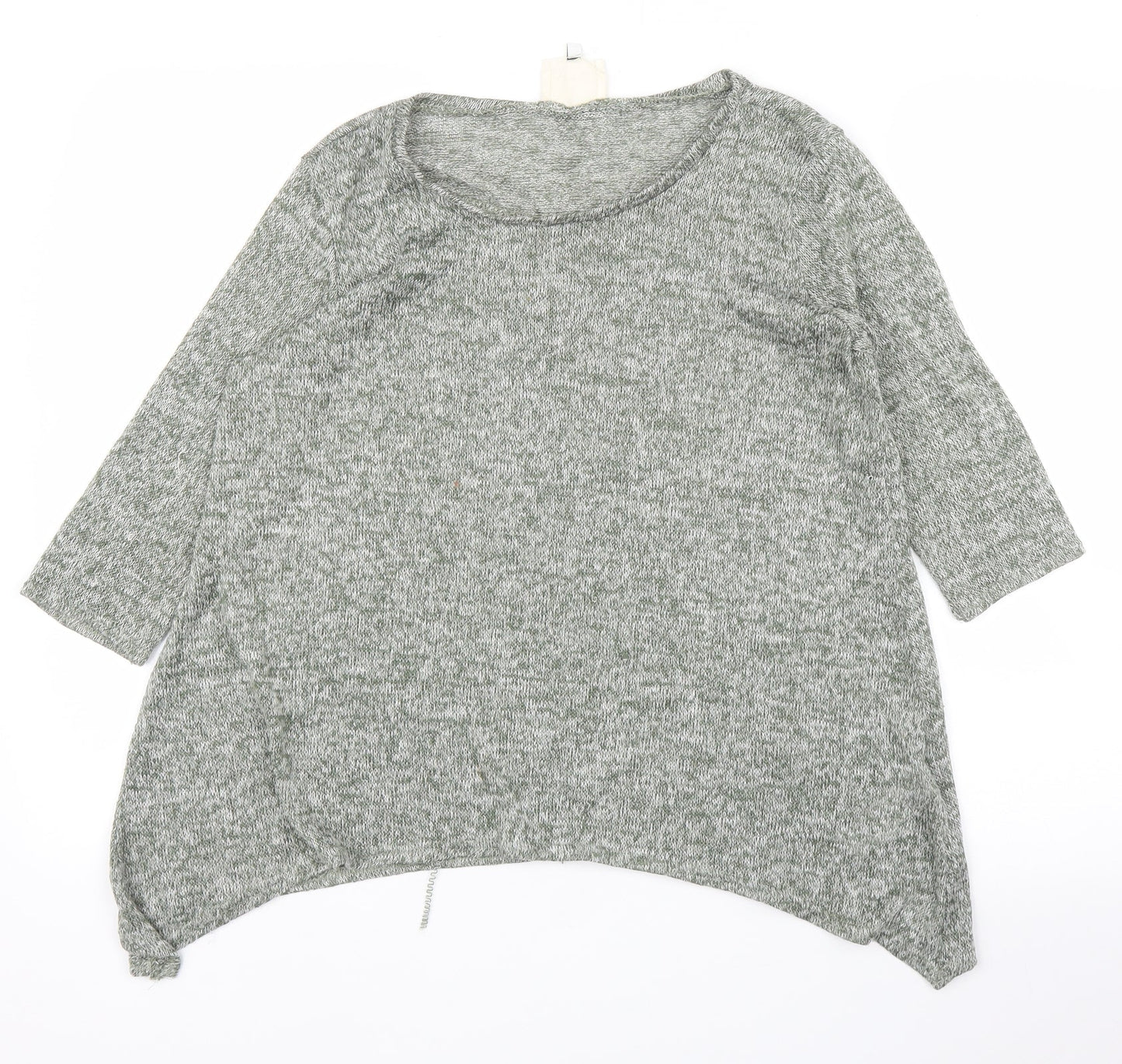Womens UK Size 12 New Look Green Basic Blouse