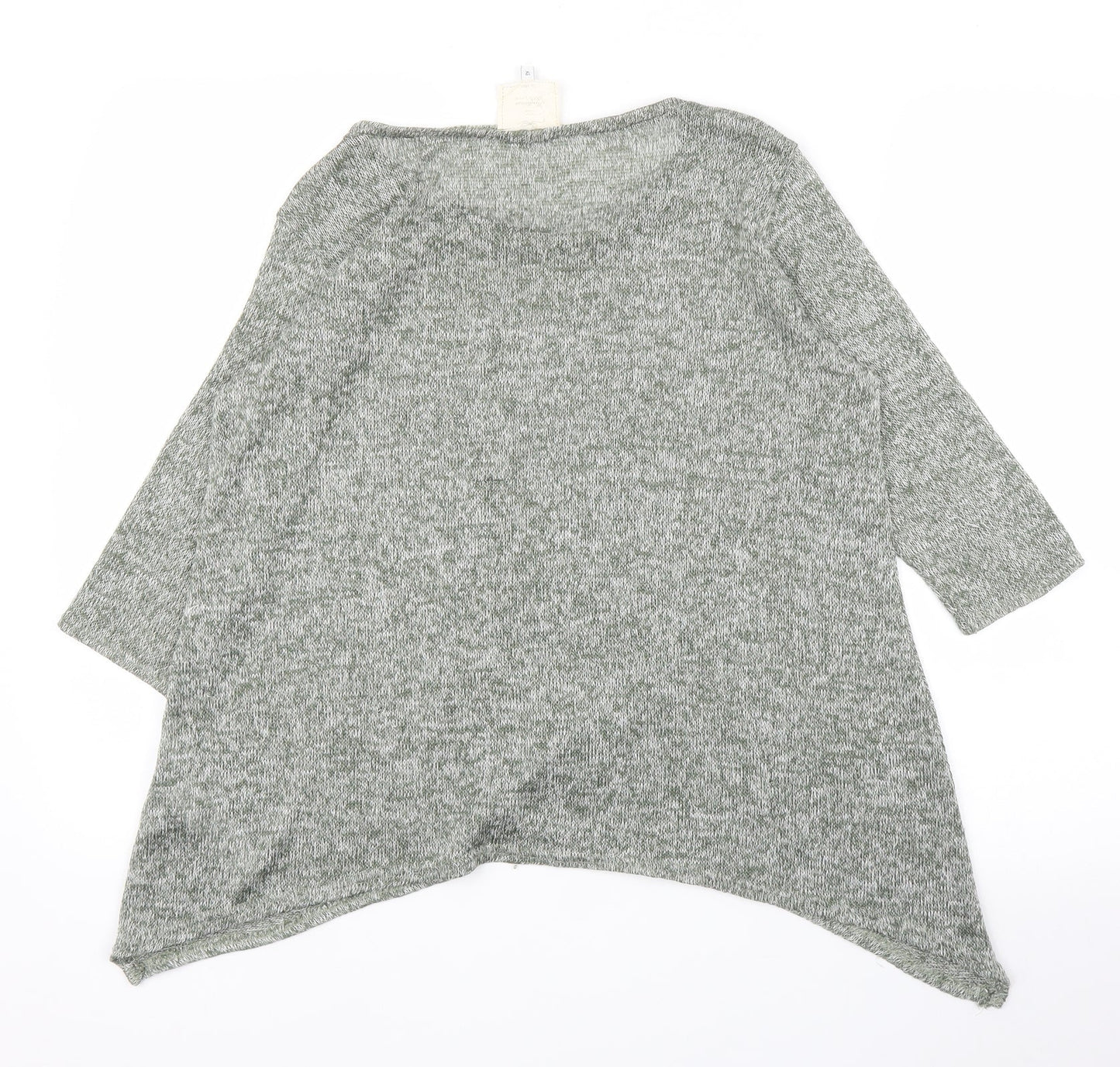 Womens UK Size 12 New Look Green Basic Blouse