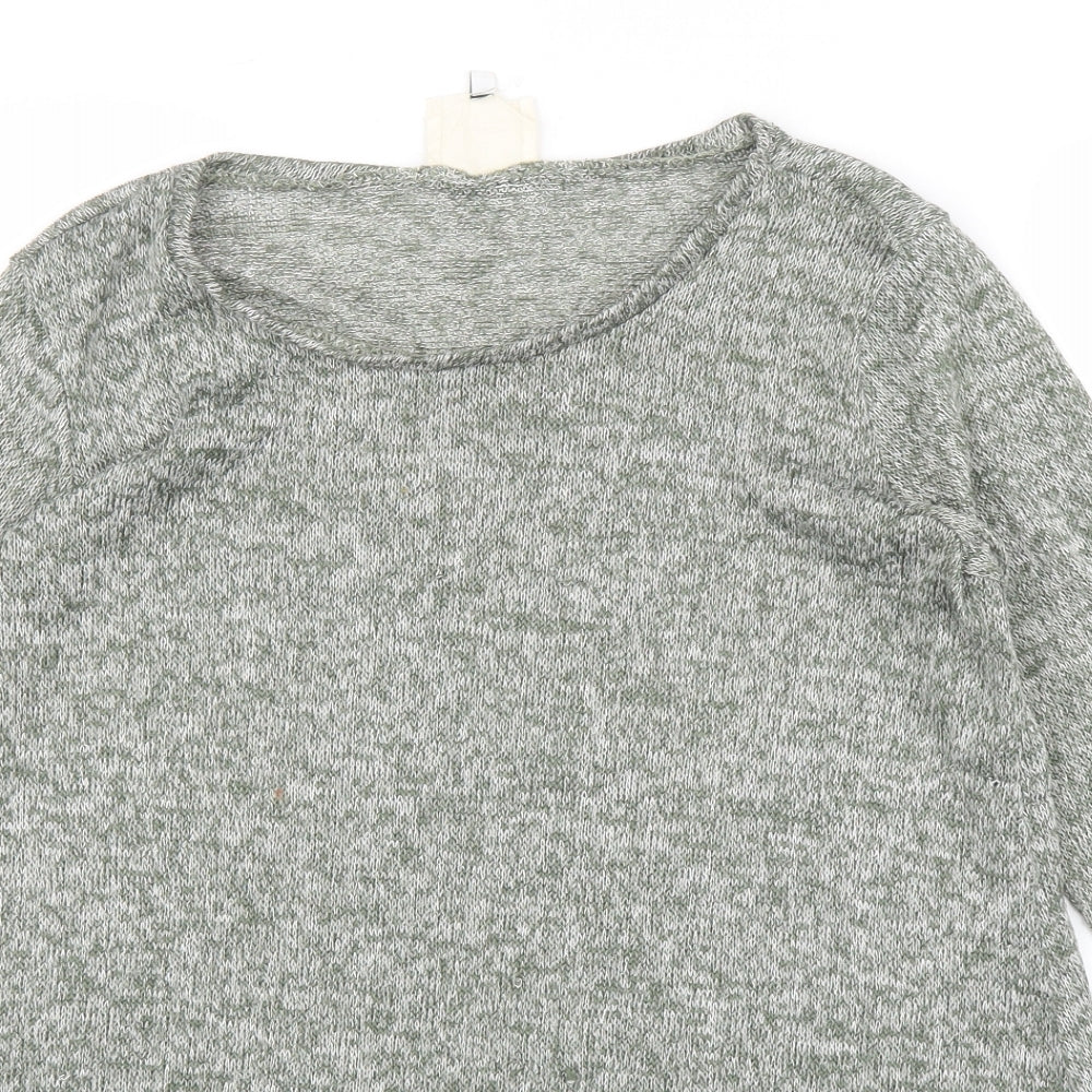 Womens UK Size 12 New Look Green Basic Blouse