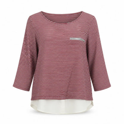 Womens UK Size 12 Warehouse Red Basic Blouse