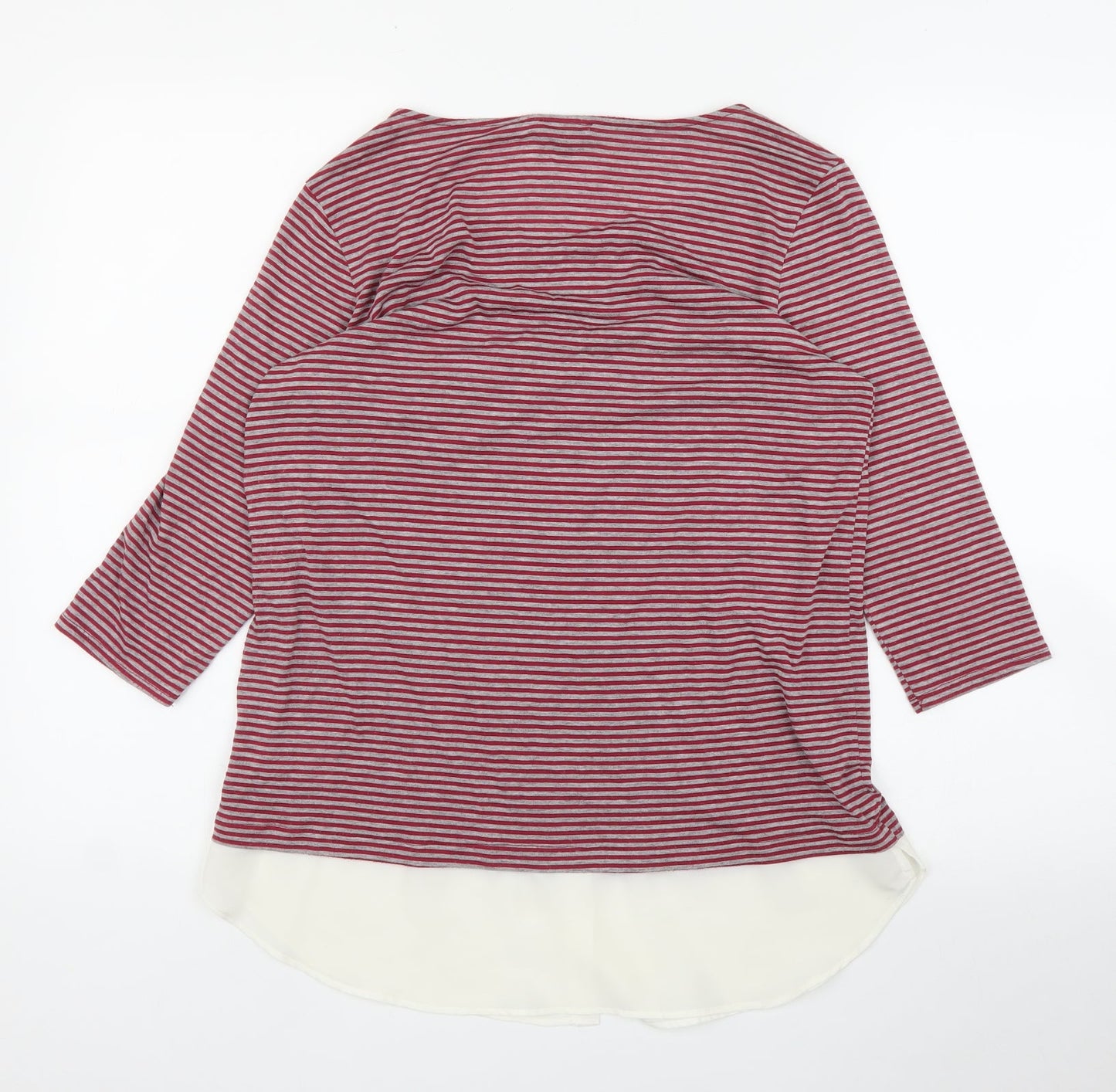 Womens UK Size 12 Warehouse Red Basic Blouse