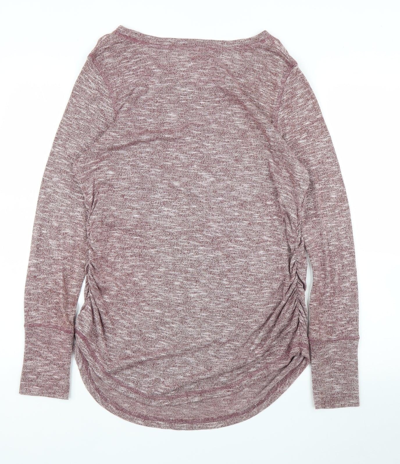Liz Lange Womens Purple  Rayon Basic Blouse Size L