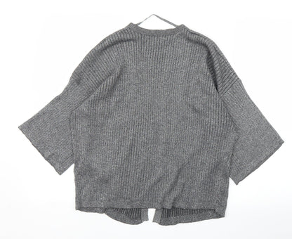 Primark Womens Silver   Cardigan Jumper Size 16