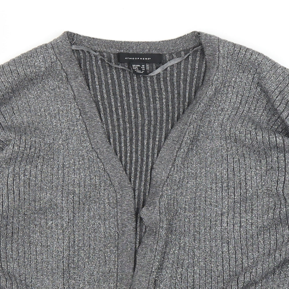 Primark Womens Silver   Cardigan Jumper Size 16