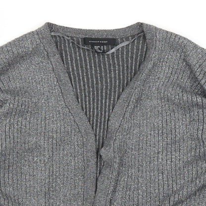 Primark Womens Silver   Cardigan Jumper Size 16