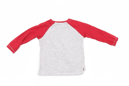 Matalan Baby Multicoloured Houndstooth  Basic T-Shirt Size 6-9 Months