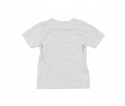 Matalan Boys Grey   Basic T-Shirt Size 5 Years