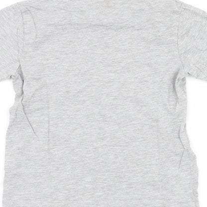 Matalan Boys Grey   Basic T-Shirt Size 5 Years