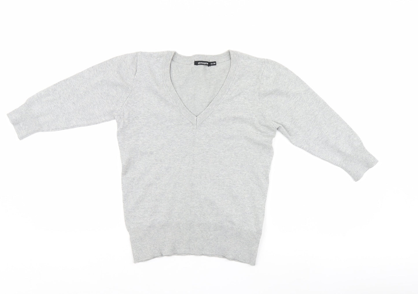 Womens UK Size 10 Atmosphere Grey Pullover Jumper