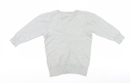Womens UK Size 10 Atmosphere Grey Pullover Jumper