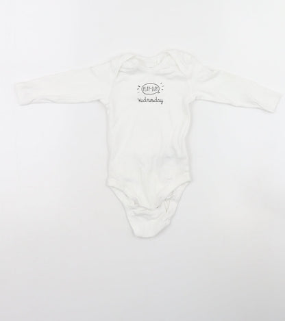 IUPILU Baby White   Babygrow One-Piece Size 3-6 Months