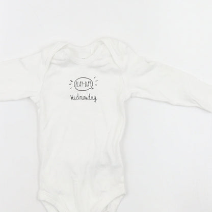 IUPILU Baby White   Babygrow One-Piece Size 3-6 Months