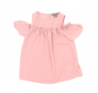Primark Girls Pink   Basic Blouse Size 9-10 Years