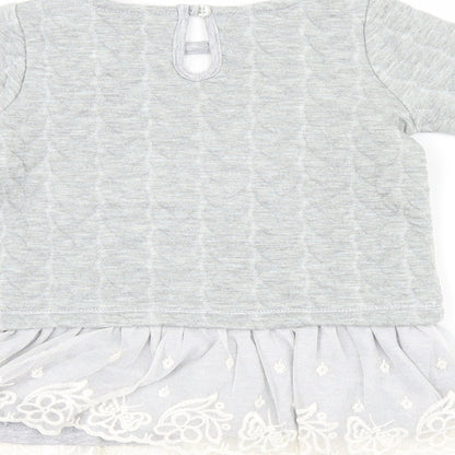 F&F Girls Grey   Basic Casual Size 6-9 Months