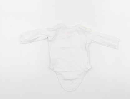 F&F Baby White   Babygrow One-Piece Size 0-3 Months