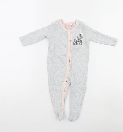 Looney Toons Girls Grey   Babygrow One-Piece Size 0-3 Months
