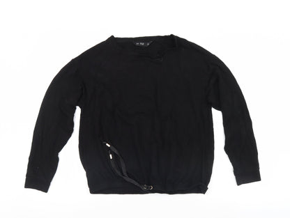 F&F Womens Black   Pullover Jumper Size 8