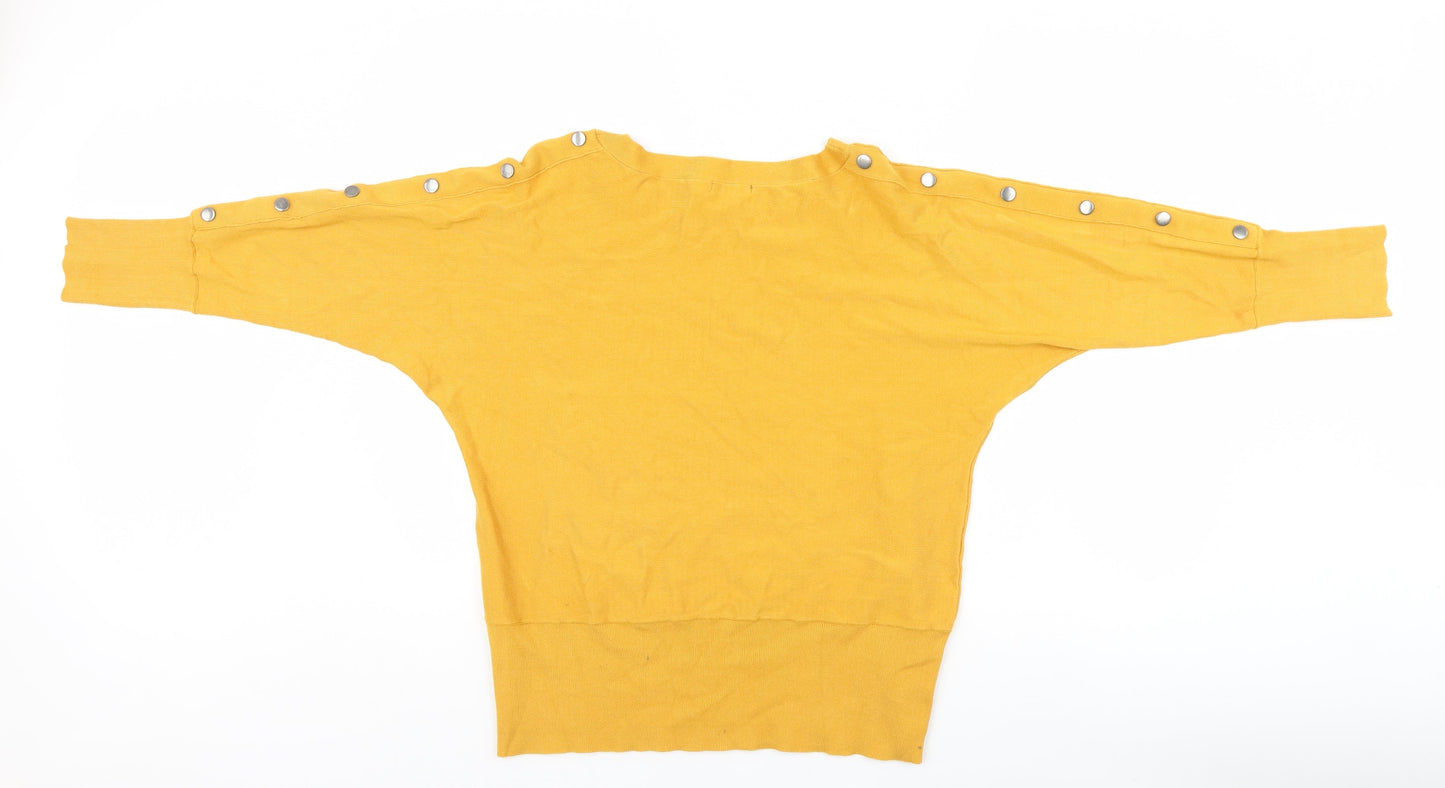 Womens UK Size 18 Roman Yellow Pullover Jumper