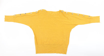 Womens UK Size 18 Roman Yellow Pullover Jumper