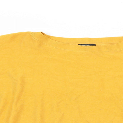 Womens UK Size 18 Roman Yellow Pullover Jumper