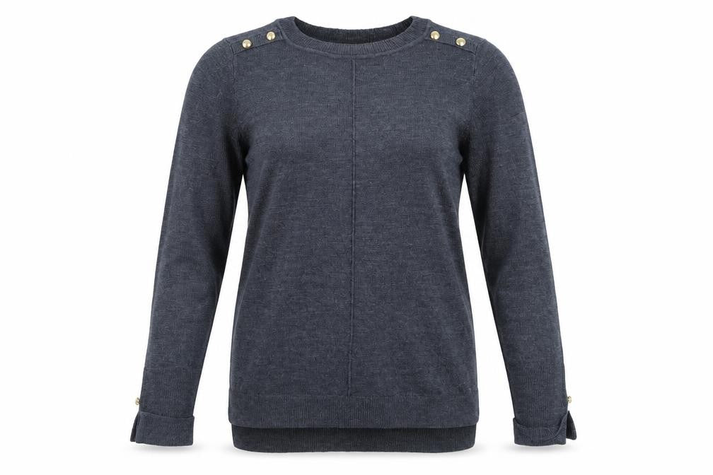 Womens UK Size One Size Primark Grey Pullover Jumper