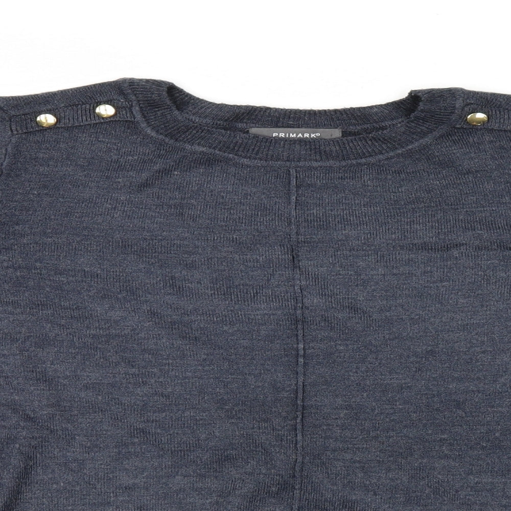 Primark Womens Grey   Pullover Jumper One Size