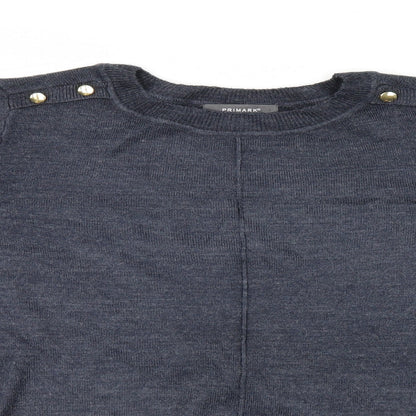 Primark Womens Grey   Pullover Jumper One Size