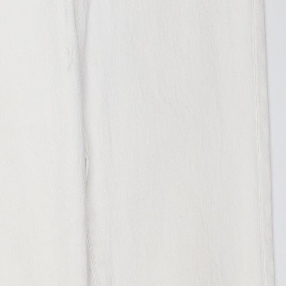 Portobello Punk Womens White   Skinny Jeans Size 14 L27 in