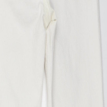Portobello Punk Womens White   Skinny Jeans Size 14 L27 in