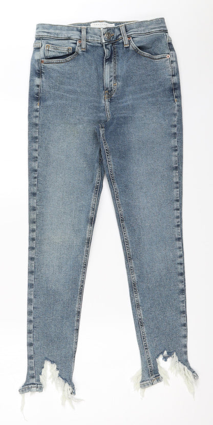 Topshop Womens Blue   Skinny Jeans Size 30 in L30 in