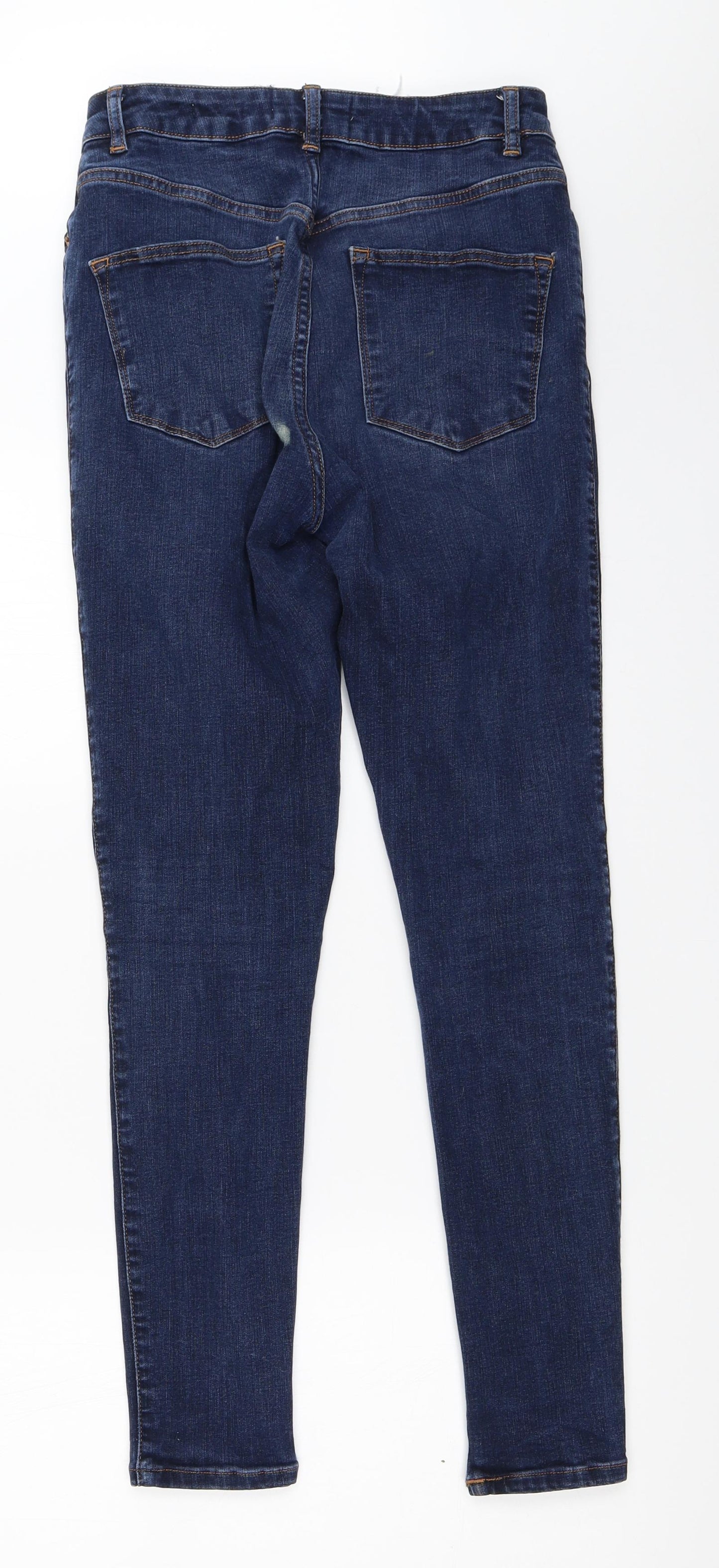 New Look Womens Blue   Skinny Jeans Size 10 L28 in