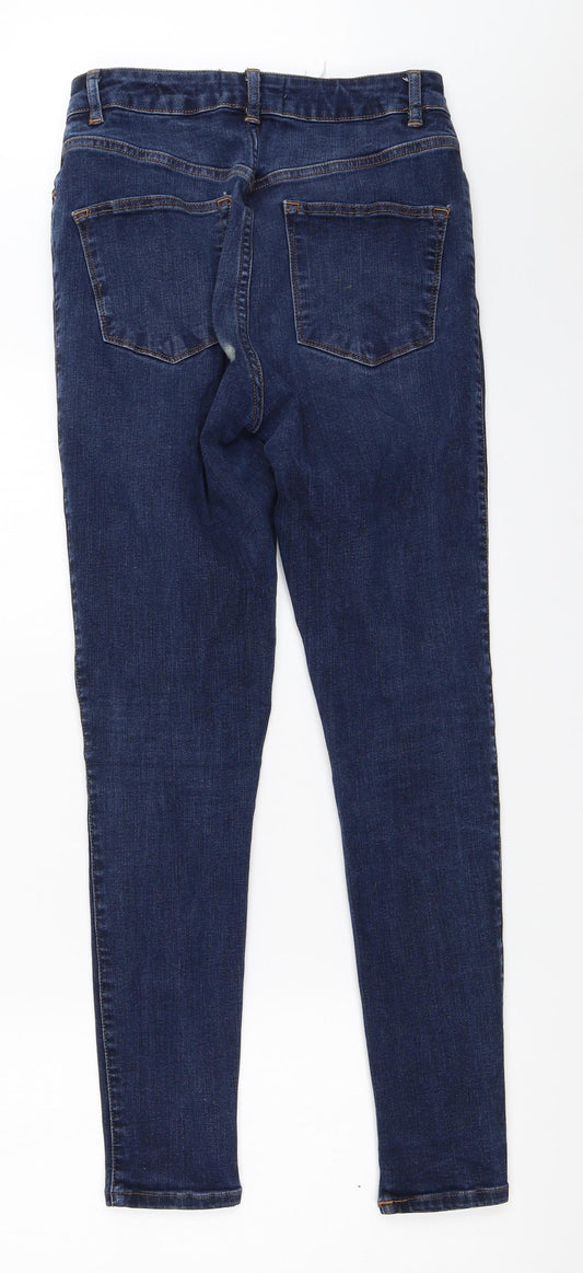 New Look Womens Blue   Skinny Jeans Size 10 L28 in