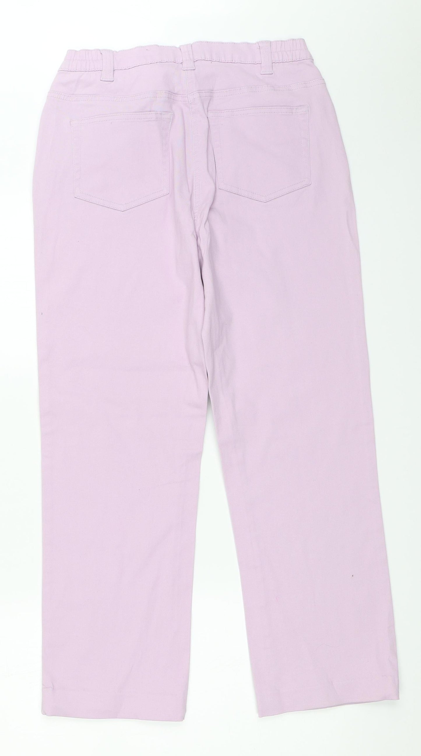 Damart Womens Purple   Straight Jeans Size 12 L25.5 in