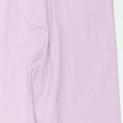 Damart Womens Purple   Straight Jeans Size 12 L25.5 in