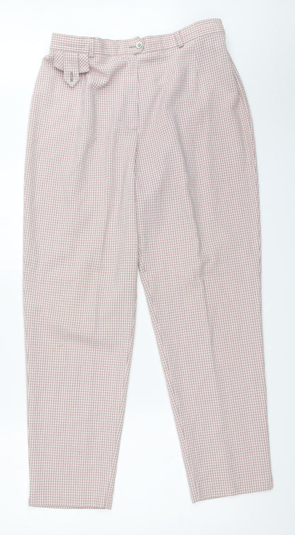 Eugen Klein Womens Pink   Trousers  Size 42 L29 in